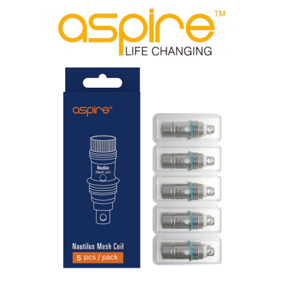 ASPIRE COIL DI RICAMBIO NAUTILUS-MINI-2-2S 0.3 OHM MESH (5PZ)