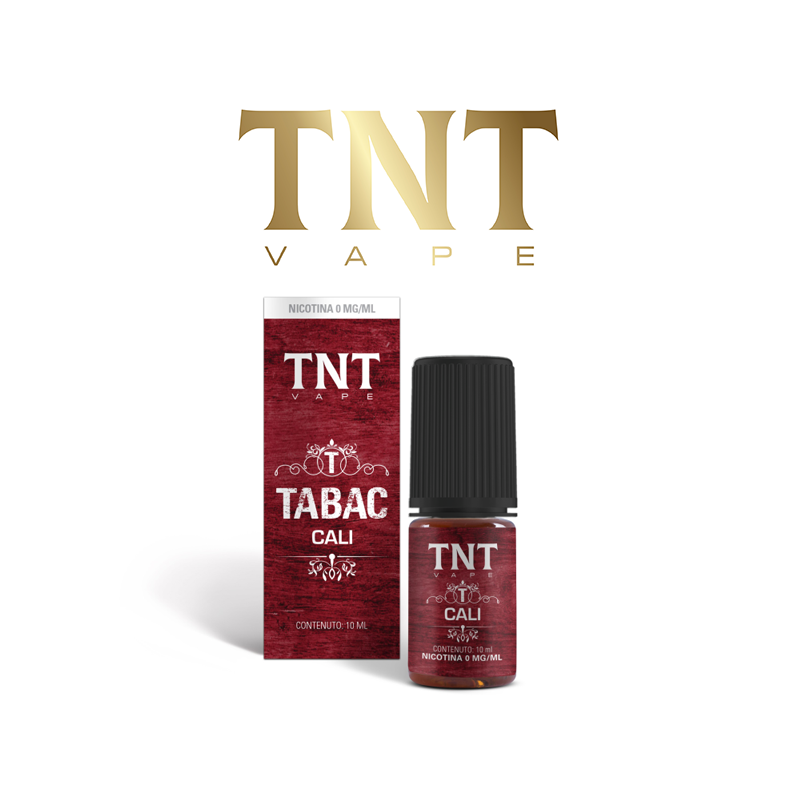 StockVape DistribuzioneTNT VAPE LIQUIDO PRONTO TABAC CALI 10 ML