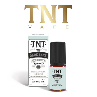 TNT VAPE LIQUIDO PRONTO DARK LAKE DISTILLATO PURO 10 ML