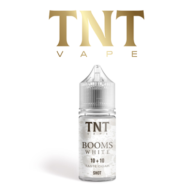 TNT VAPE MINI SHOT 10+10 BOOMS WHITE 10 ML