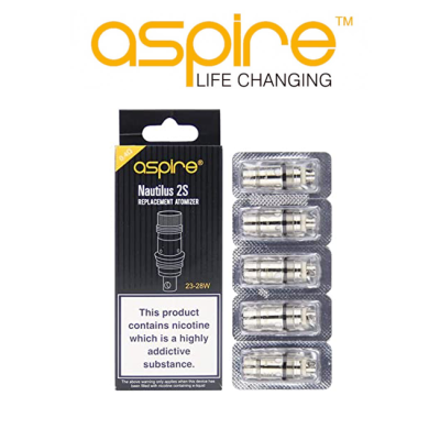 ASPIRE COIL DI RICAMBIO NAUTILUS-MINI-2-2S 0.4 OHM (5PZ)