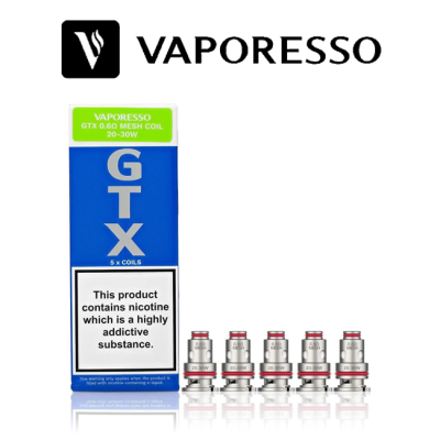 VAPORESSO COIL DI RICAMBIO GTX-2 MESH 0.6 OHM (5PZ)