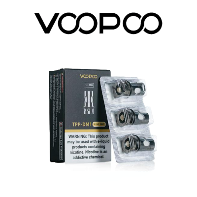 VOOPOO COIL DI RICAMBIO DRAG 3 E DRAG X PLUS TPP DM1 0.15 OHM (3PZ)