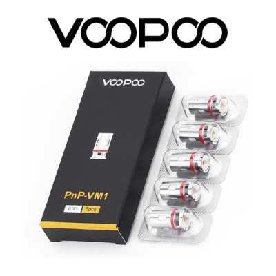 VOOPOO COIL DI RICAMBIO VINCI - VINCI X - VINCI AIR MESH PNP VM1 0.3 OHM (5PZ)