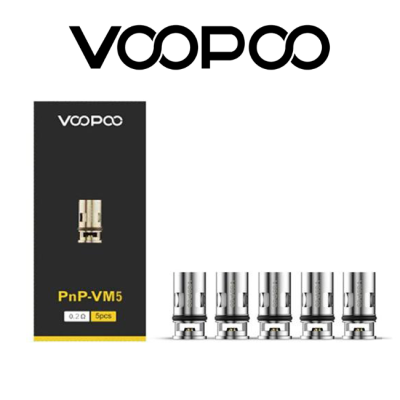 VOOPOO COIL DI RICAMBIO DRAG S E DRAG X PNP VM5 0.20 OHM (5PZ)