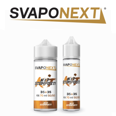 SVAPONEXT BASE KIT ARANCIONE 70 ML 50/50