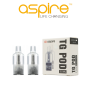 ASPIRE POD DI RICAMBIO TG 1.0 OHM PER CYBER G (2PZ)