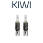 KIWI VAPOR CARTUCCE DI RICAMBIO E DRIP TIP IN COTONE KIWI 2 BLACK (2PZ)