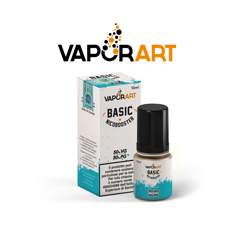 StockVape DistribuzioneVAPORART BASE NEUTRA 50VG/50PG TPD NICOTINA 20 MG/ML  10 ML