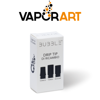 VAPORART DRIP TIP IN POLICARBONATO PER BUBBLE (3PZ)