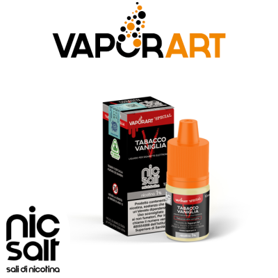 VAPORART LIQUIDO PRONTO NICSALT TABACCO VANIGLIA 10 ML