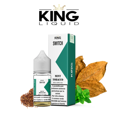 KING LIQUID MIX&VAPE 10+10 SWITCH MINT TOBACCO 10 ML