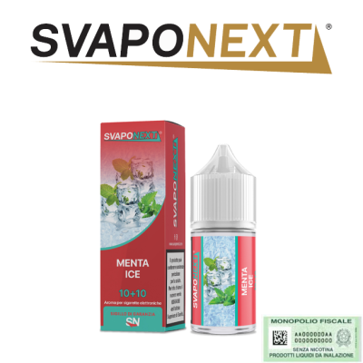 SVAPONEXT STARTER FLAVOUR MINI SHOT 10+10 MENTA ICE 10 ML