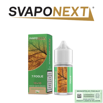 SVAPONEXT STARTER FLAVOUR MINI SHOT 10+10 7 FOGLIE 10 ML