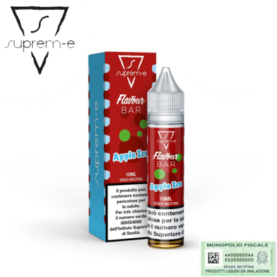 SUPREM-E MINI SHOT 10+10 FLAVOUR BAR APPLE ICE 10 ML