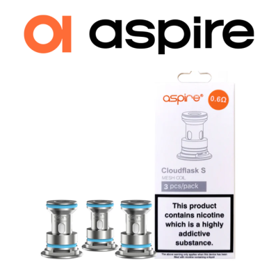 ASPIRE COIL DI RICAMBIO CLOUDFLASK X 0.60 OHM (3PZ)