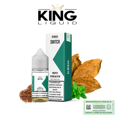 KING LIQUID MIX&VAPE 10+10 SWITCH MINT TOBACCO 10 ML