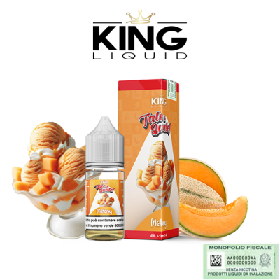 KING LIQUID MIX&VAPE 10+10 TALE & QUALE MELONY 10 ML