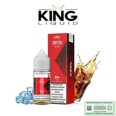 KING LIQUID MIX&VAPE 10+10 SWITCH BAR COLA ICE 10 ML