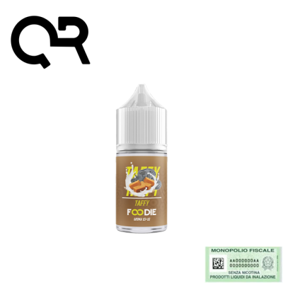 QR FLAVOUR MINI SHOT 10+10 FOODIE TAFFY 10 ML