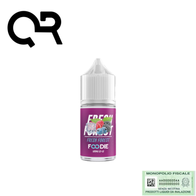 QR FLAVOUR MINI SHOT 10+10 FOODIE FRESH FOREST 10 ML