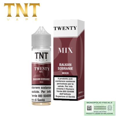 TNT VAPE SHOT TWENTY MIX BALKAN SOBRANIE 20 ML