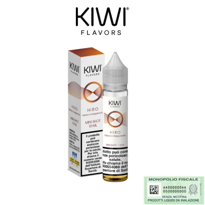 KIWI FLAVORS MINI SHOT 10+10 HIRO 10 ML