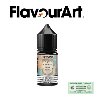 FLAVOURART MINISHOT SHOT 10+10 IL BISCOTTO BELVIL 10 ML